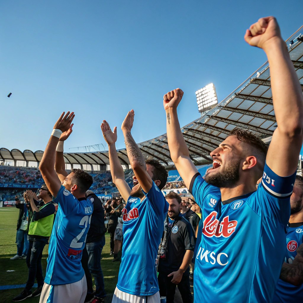 Festeggiamenti per il primo scudetto